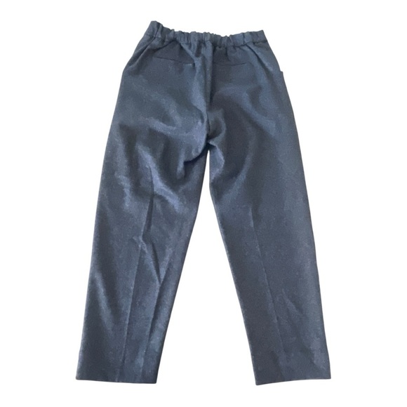 Banana Republic High Rise Tapered Italian Wool blend Size 8 Career Grey - Picture 3 of 13